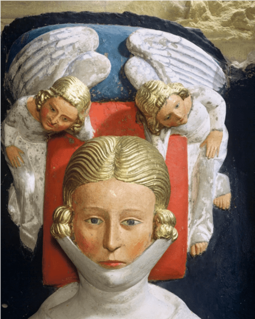 Eléonore de Savoie (gisant relevé), mère du Comte Louis