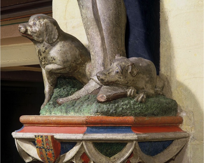 Les chiens au pied de leur maître: Jean de Fribourg